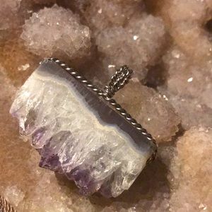 Amethyst Crystal Pendant